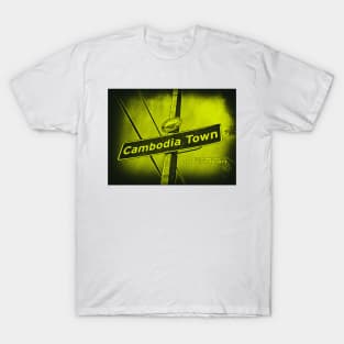 Cambodia Town CHARC NARC, Long Beach, CA by Mistah Wilson T-Shirt